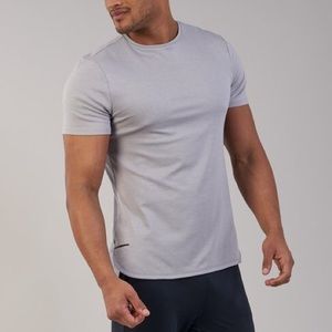 Rare Gymshark Breathe T Shirt Light Gray Marl